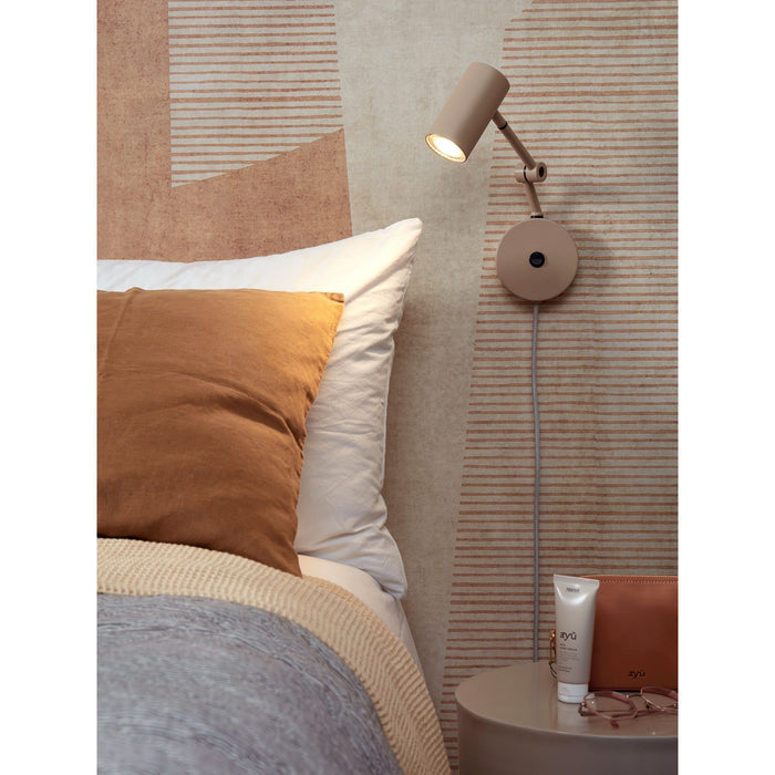 it's about RoMi Wandlamp Montreux - Grijs - 10.5x21.5x18cm