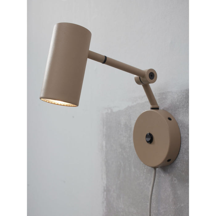 it's about RoMi Wandlamp Montreux - Grijs - 10.5x21.5x18cm