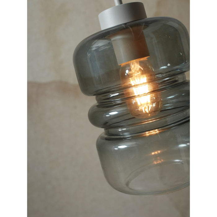 it's about RoMi Hanglamp Verona - Grijs - 15x15x30cm