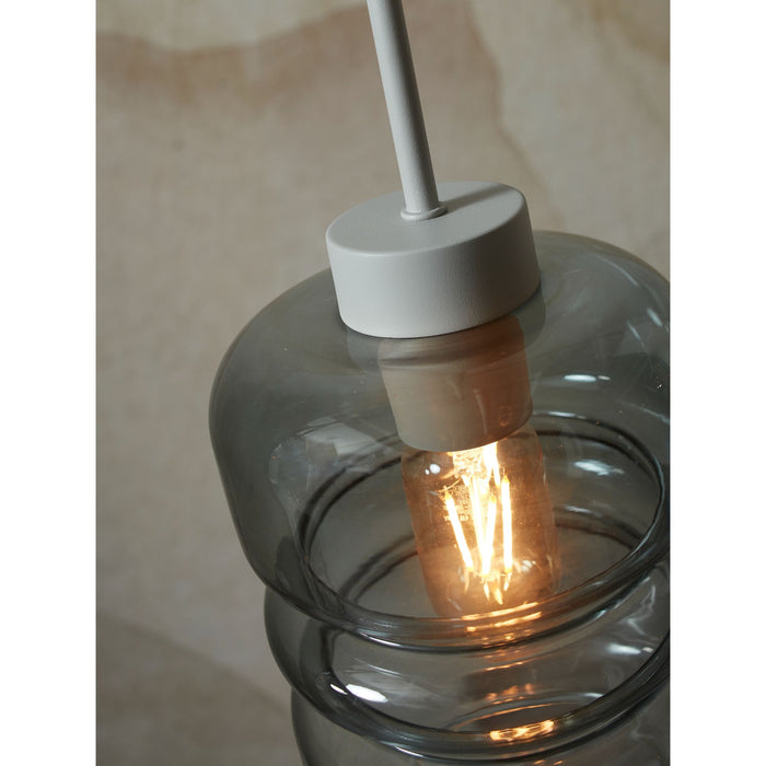 it's about RoMi Hanglamp Verona - Grijs - 15x15x30cm