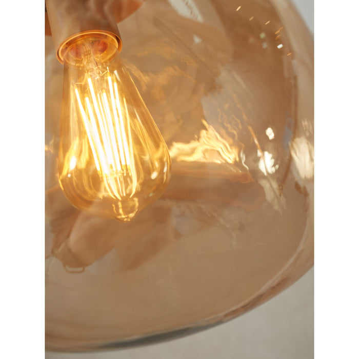 it's about RoMi Hanglamp Helsinki - Bruin - 26x26x37.5cm