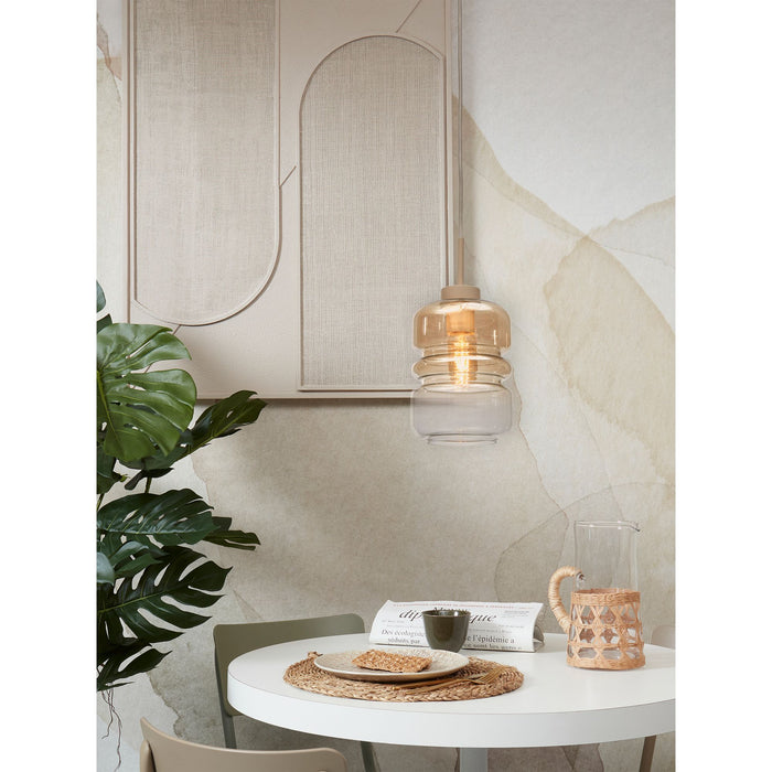 it's about RoMi Hanglamp Verona - Zand - 15x15x30cm