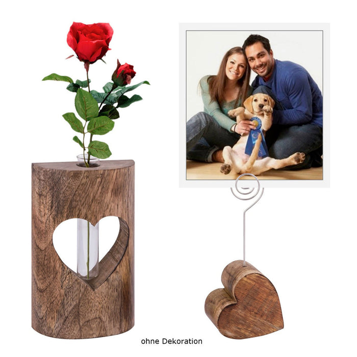 SVJ Vaas - 5x12x20 cm - Hout - Bruin