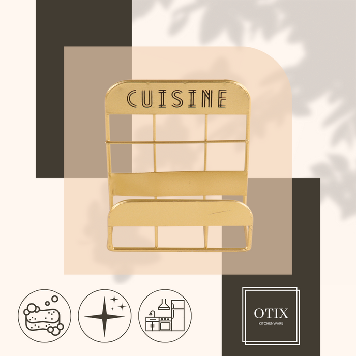 OTIX Sponshouder voor Keuken Ophangbaar Goud