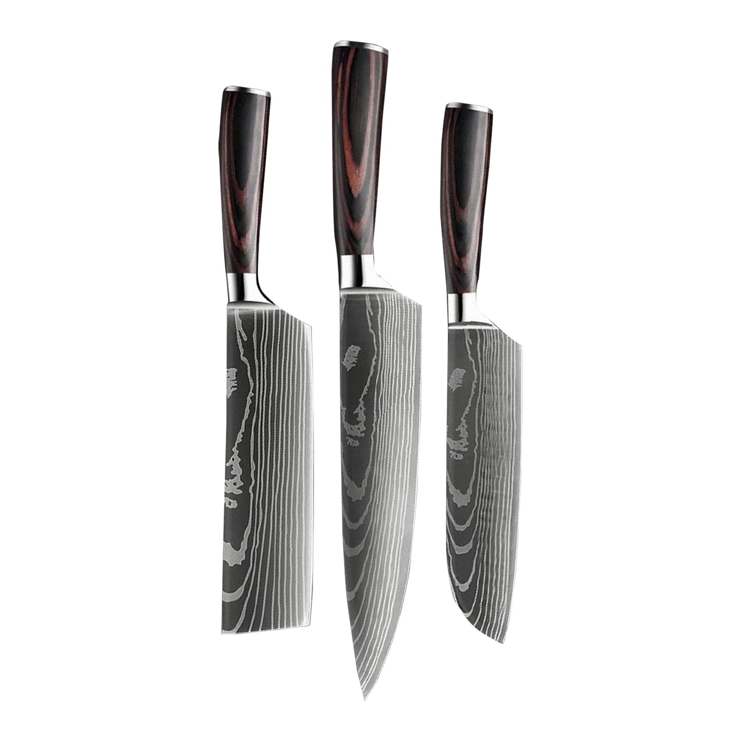 Shinrai Japan - Messenset Damascus Print  3-delige messenset