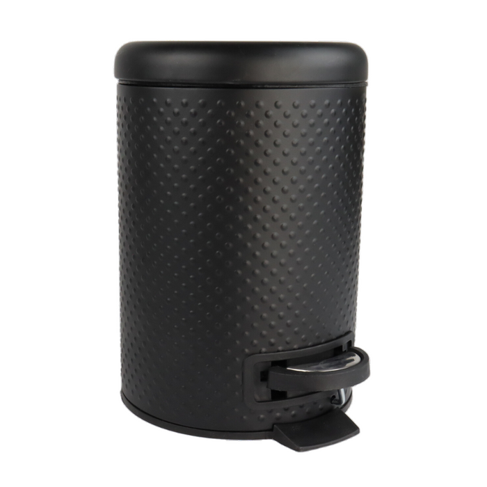 Nordix Pedaalemmer Prullenbak 3 Liter Zwart Badkamer Wc