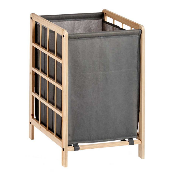 Nordix Wasmand Wassorteerder Grijs 39,5x33x60cm Hout