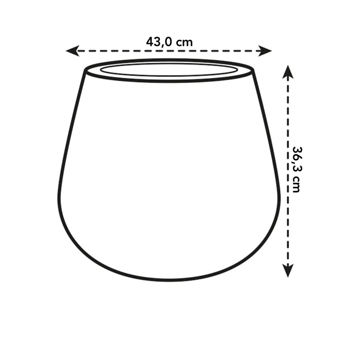 elho Pure Cone Bloempot Ø 45 cm - Wit