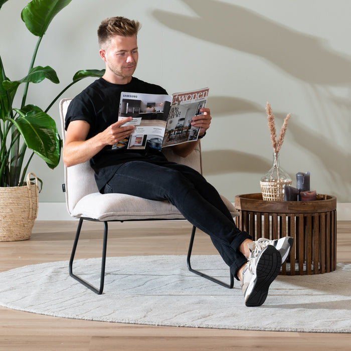 Bronx71 Scandinavische fauteuil Joran groen