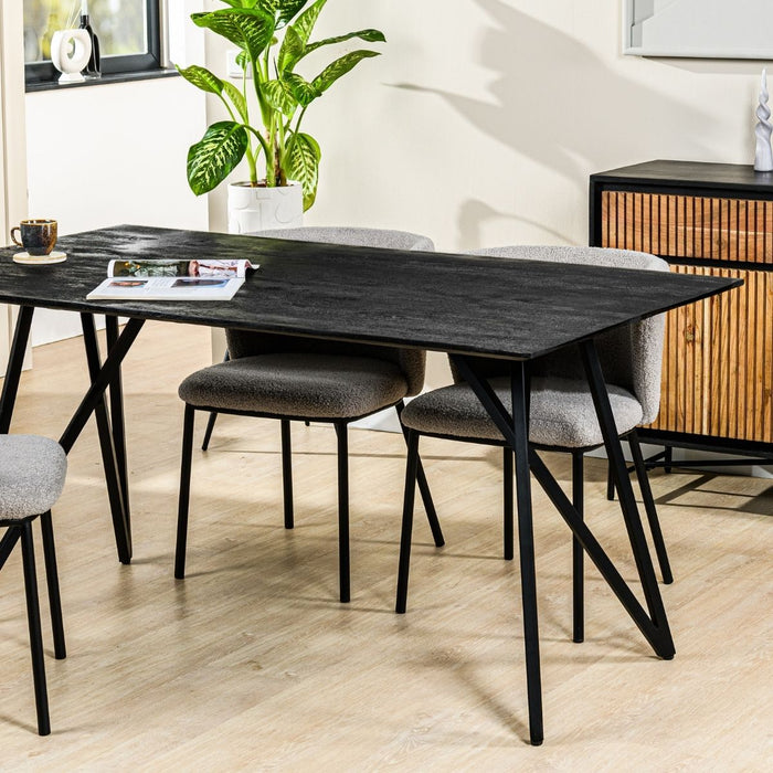 Vurna Louis eetkamertafel, 160x90 cm