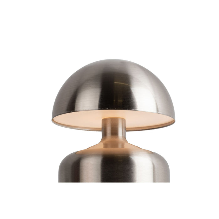 Leitmotiv Tafellamp Impetu LED - Nikkel - Ø10cm