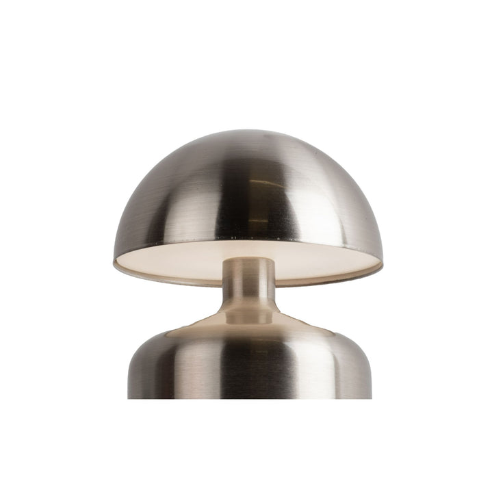 Leitmotiv Tafellamp Impetu LED - Nikkel - Ø10cm