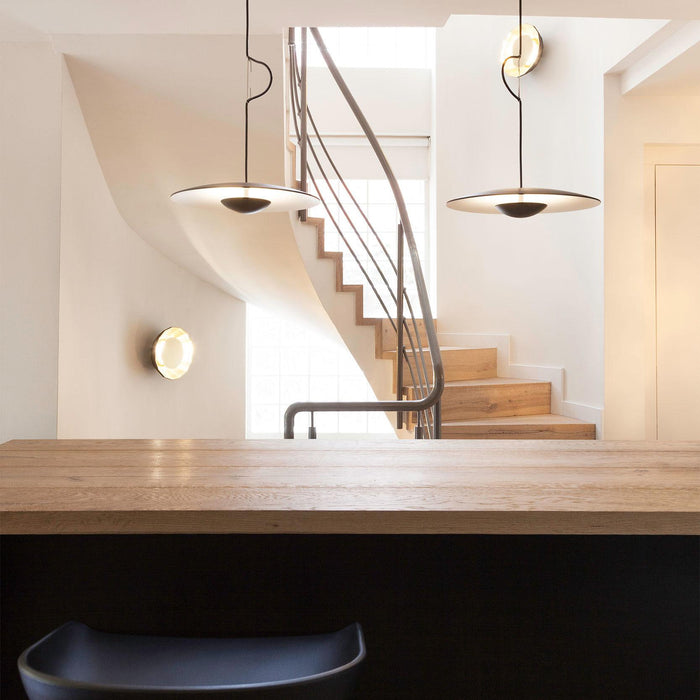 Marset Ginger 20 hanglamp LED Ø19.5 messing|wit