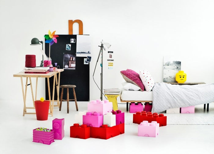 LEGO® Brick 8 Opbergbox - Lichtroze