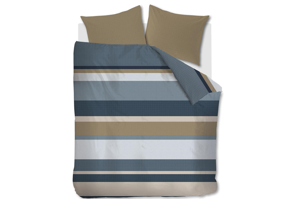 Beddinghouse dekbedovertrek Ines blue - lits jumeaux XL (260x200|220