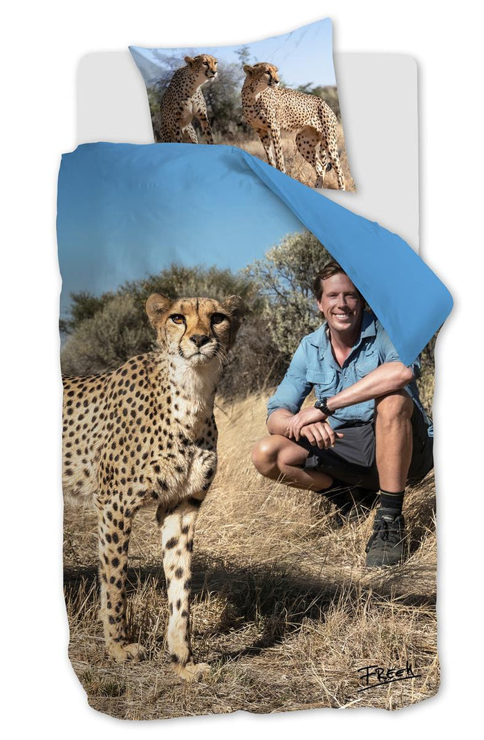 FREEK VONK Safari Survival  dekbedovertrek - 140x200 - Zand