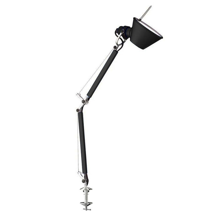 Tolomeo klemlamp retrofit zwart