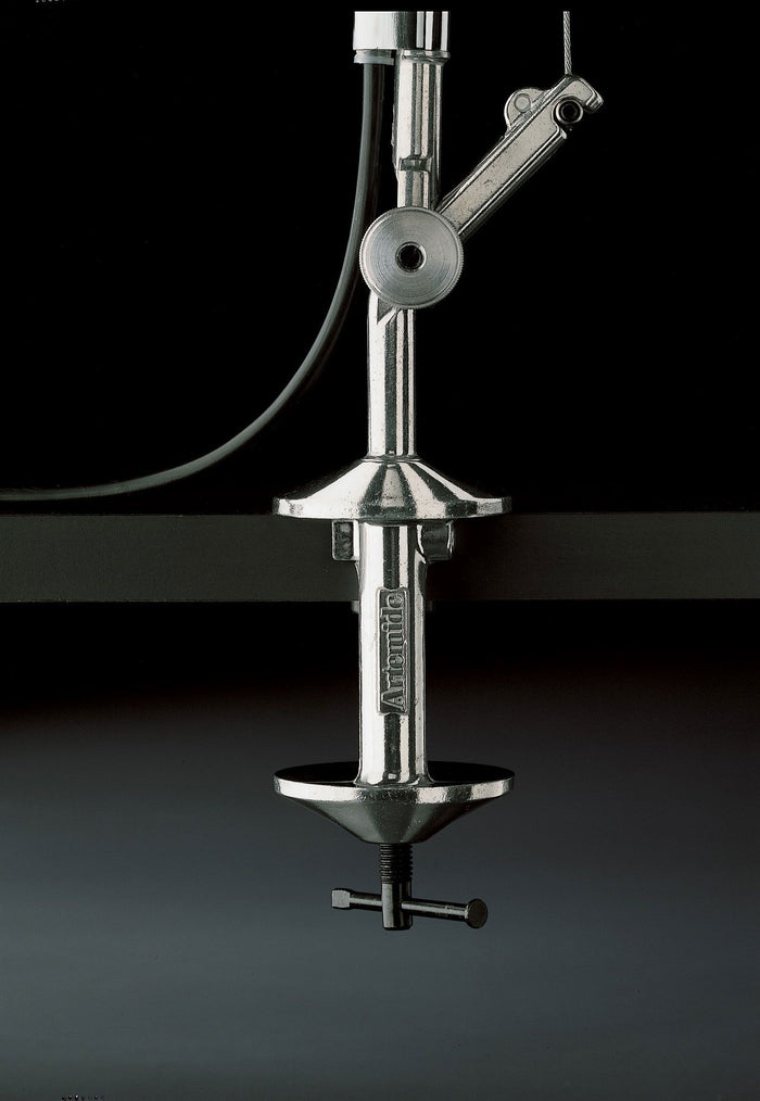 Artemide Tolomeo Mega klemlamp retrofit met schakelaar 32cm grijs