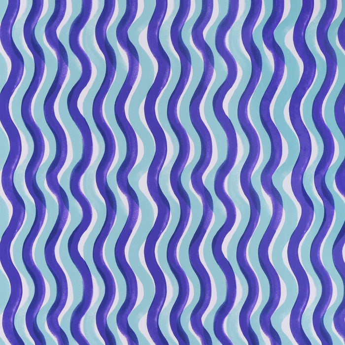 Petite Friture Gaufrette by Les Crafties behang Blue