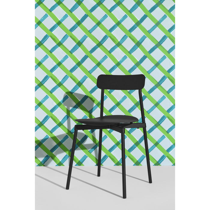 Petite Friture Croisillon by Les Crafties behang Blue