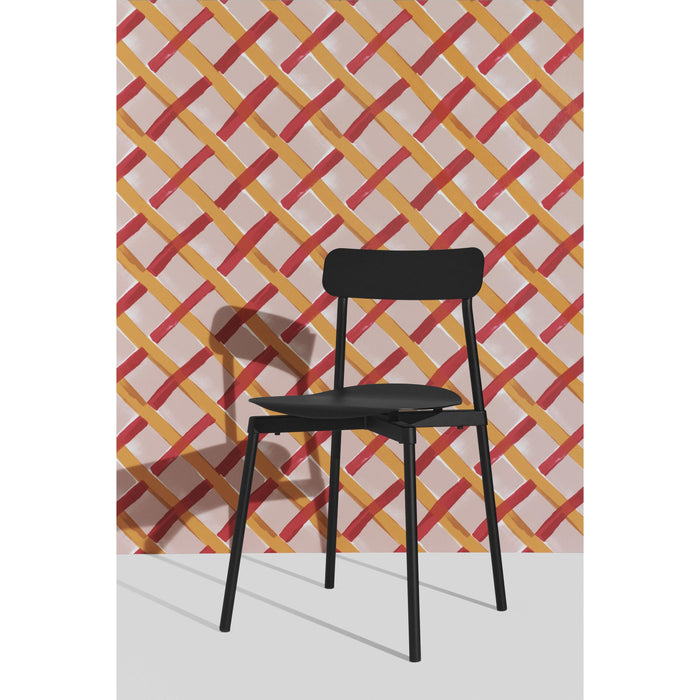 Petite Friture Croisillon by Les Crafties behang Blue