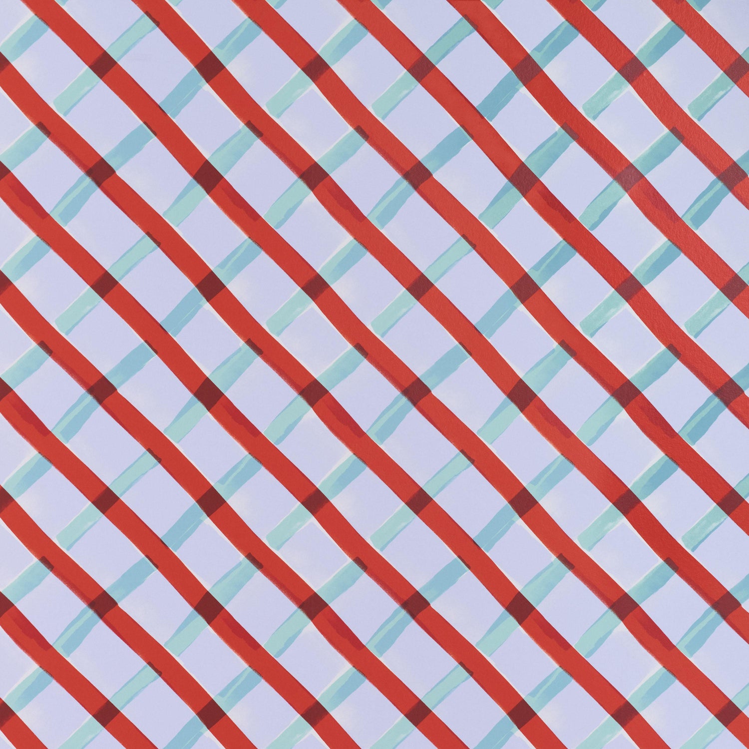 Petite Friture Croisillon by Les Crafties behang Pink