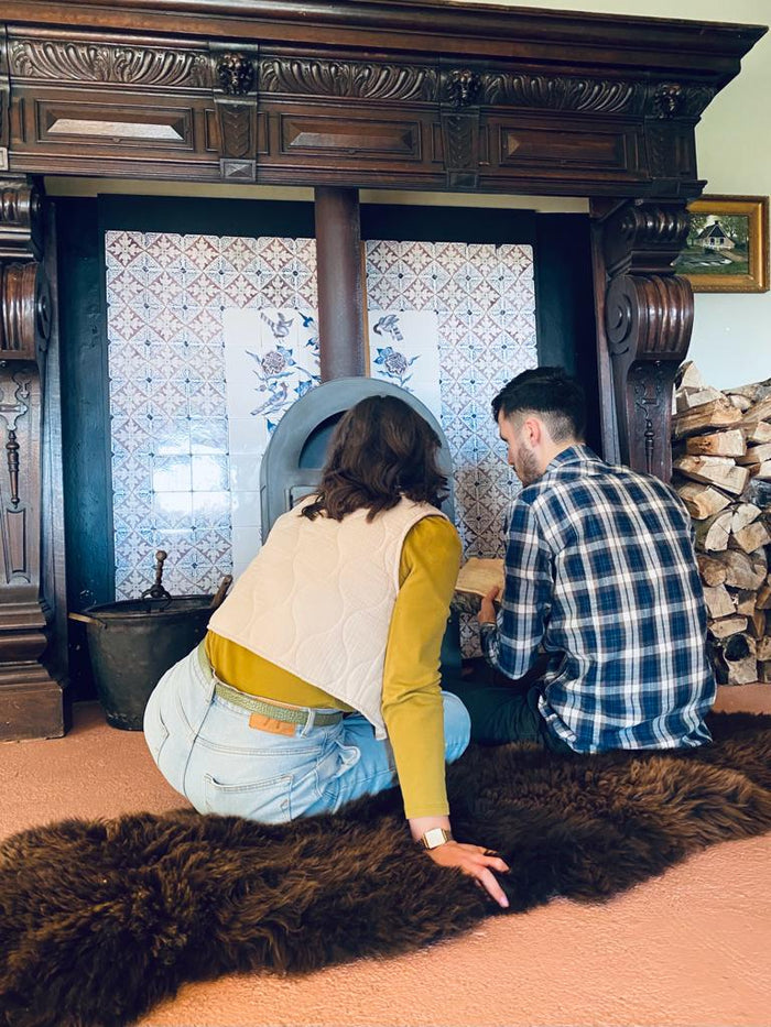 Chill-Dept. - Coats Island Lounge Schapenvacht Cacao Brown