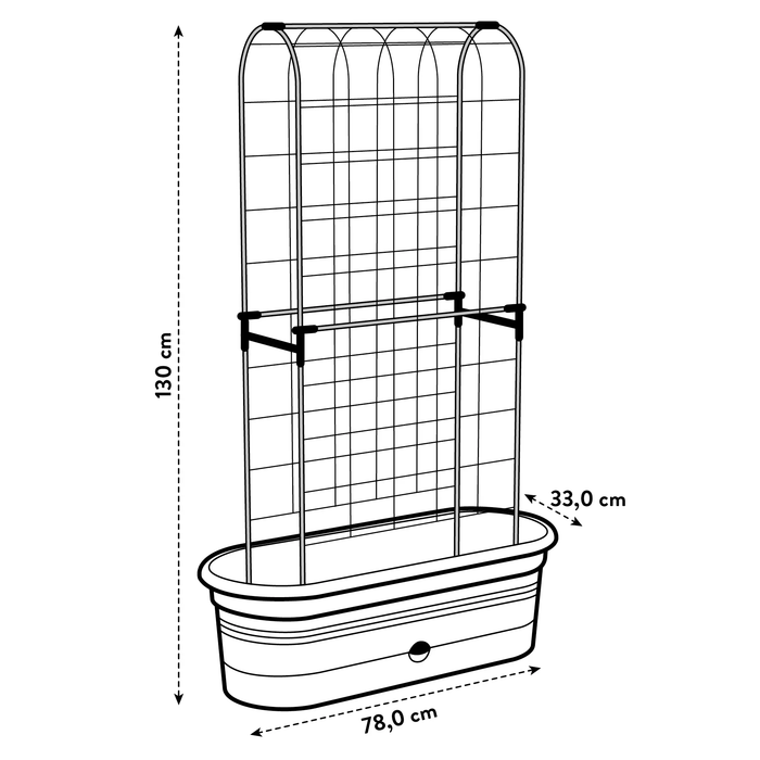 elho Green Basics Veggie Wall 80 cm