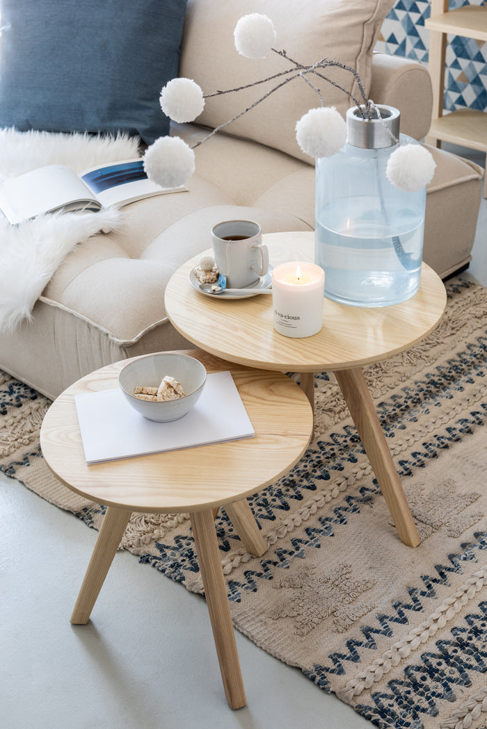 J-Line kop Noa - keramiek - wit - 6 stuks