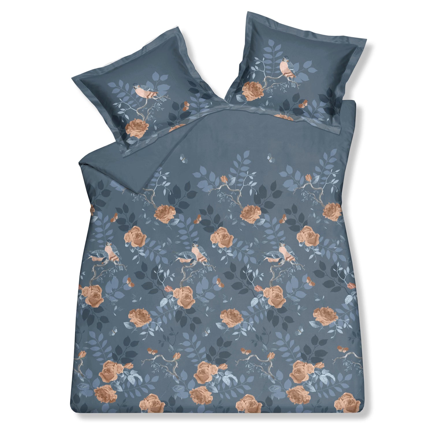 Vandyck - Dekbedovertrek AVIEMORE Storm Blue 200x220 cm (satijnkatoen)