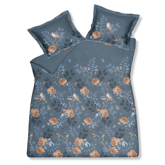 Vandyck - Dekbedovertrek AVIEMORE Storm Blue 200x220 cm (satijnkatoen)