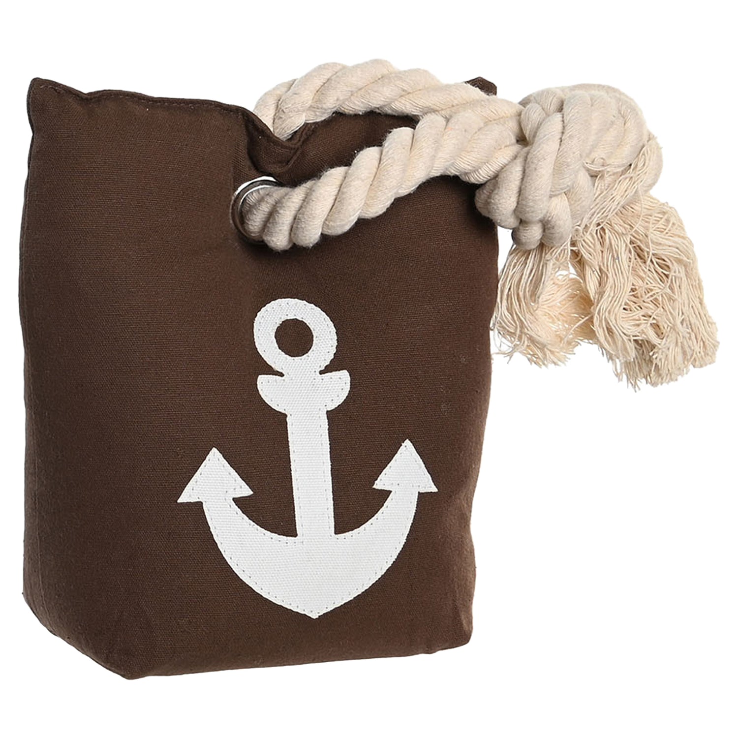 Items Deurstopper Anker Blok - bruin - 1 kilo - 13 x 20 cm