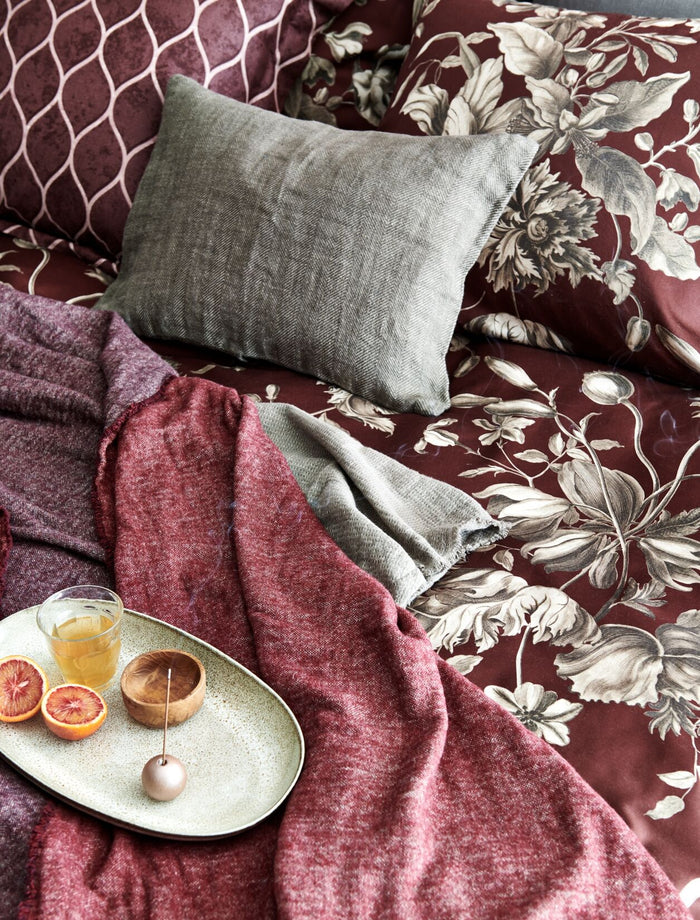 Vandyck - Dekbedovertrek SPLASH Cabernet 200x220 cm (satijnkatoen)