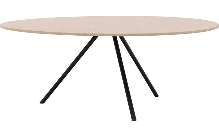 Goossens Salontafel Bo in Eiken gelakt roomwit