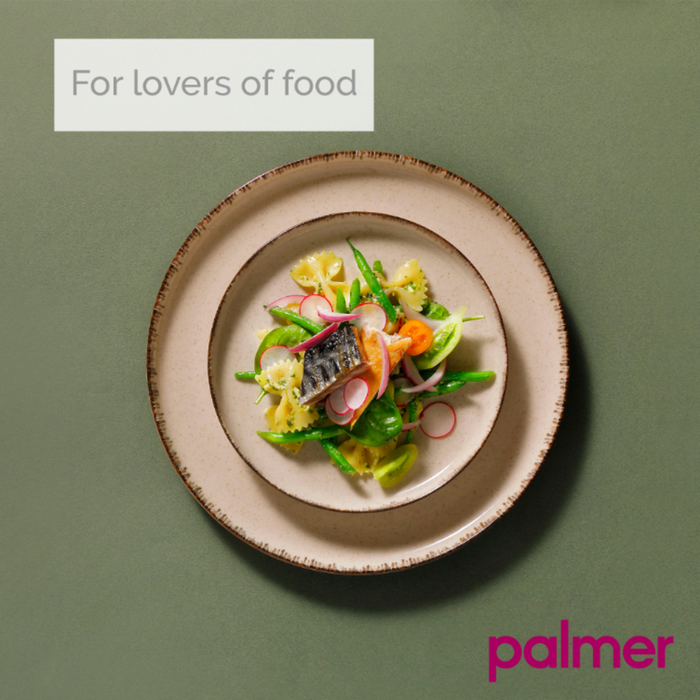 Palmer Bord Antigo 19 cm Crème Porselein 2 stuks