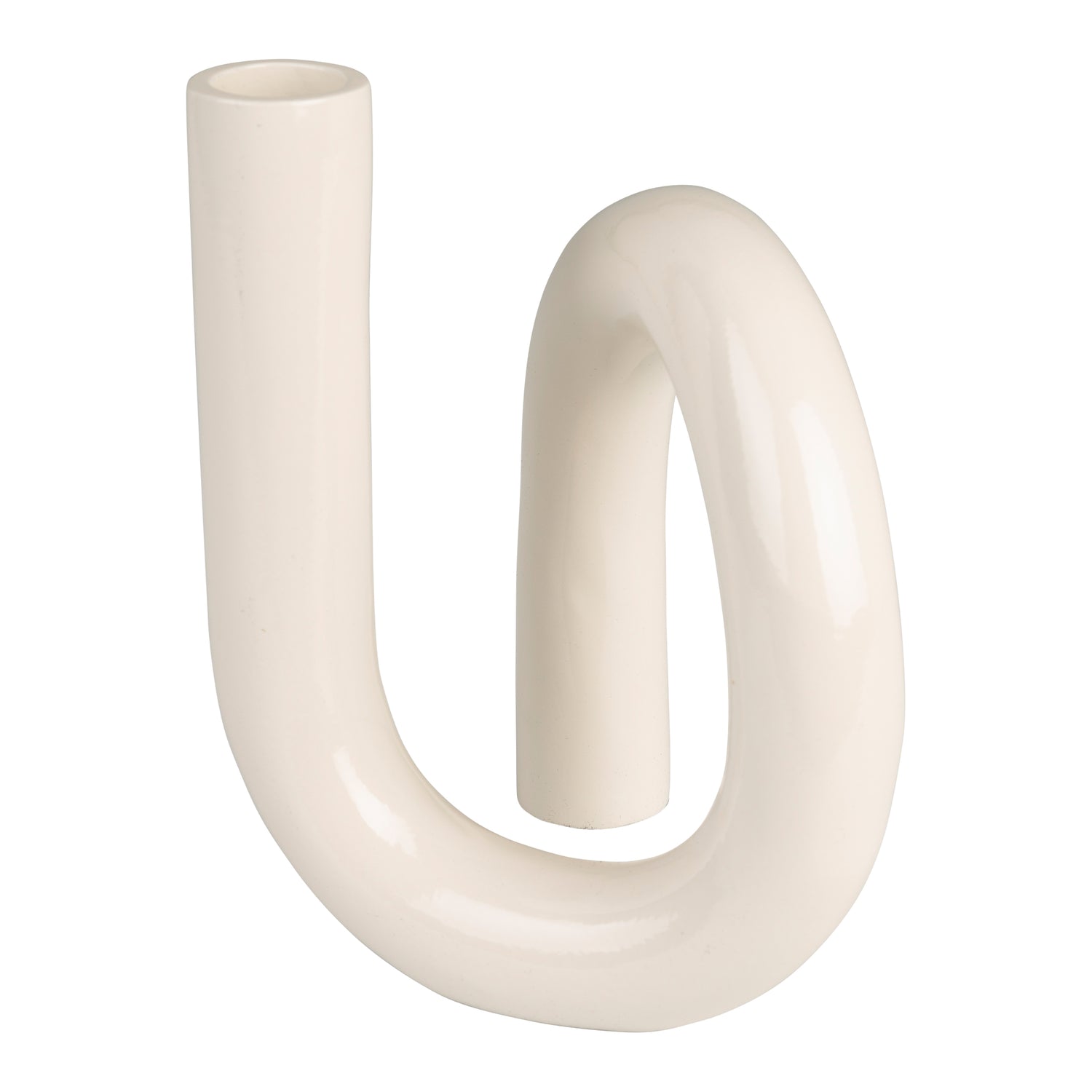 Zuiver Tubo Kandelaar - Shiny Beige