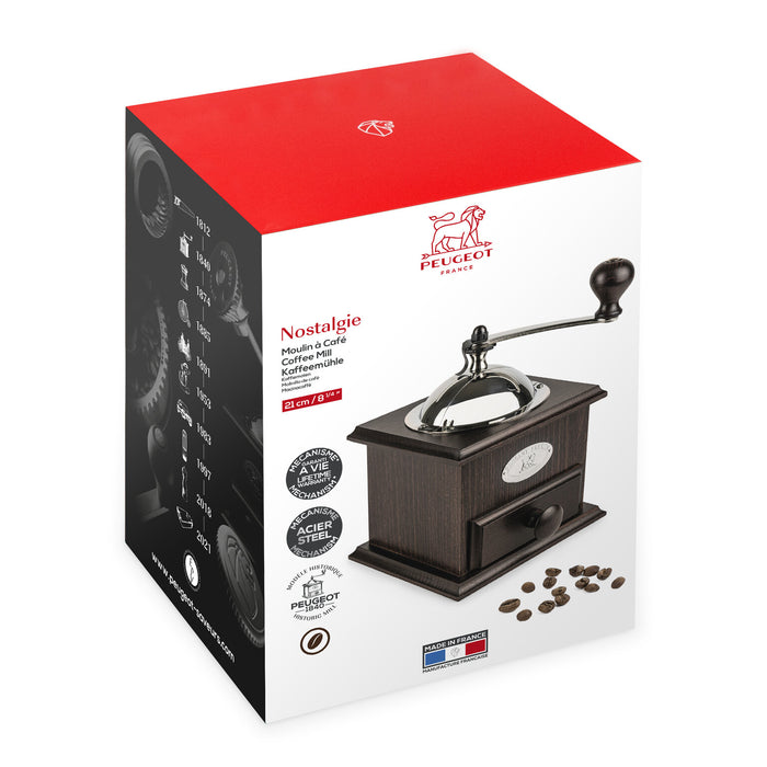 Peugeot Nostalgie koffiemolen 15 cm - beuken - instelbare maalgraad