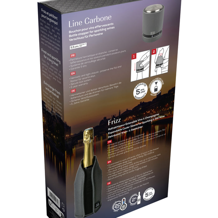 Peugeot Bubbles Geschenkset Frizz - wijnkoeler en dop