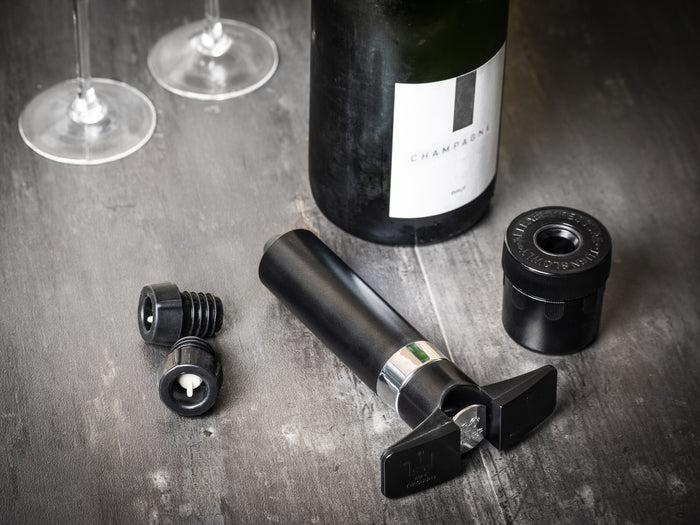 Peugeot Epivac duo vacuümpomp wijn - zwart - 2 doppen