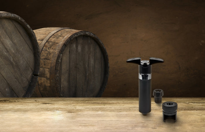 Peugeot Epivac duo vacuümpomp wijn - zwart - 2 doppen