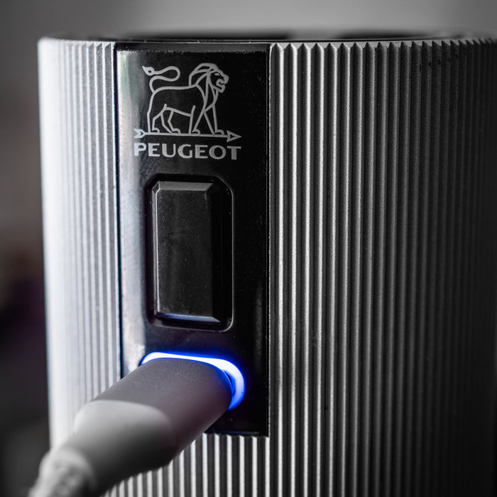 Peugeot Line Elektrisch pepermolen 15 cm - carbone