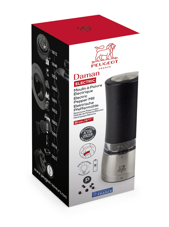 Peugeot Daman pepermolen 16 cm - elektrisch - u'Select