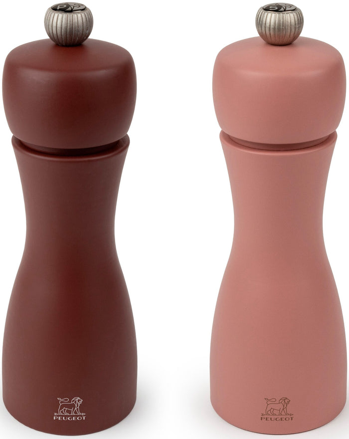 Peugeot Tahiti peper- en zoutmolen 15 cm - cacao & noten - duo