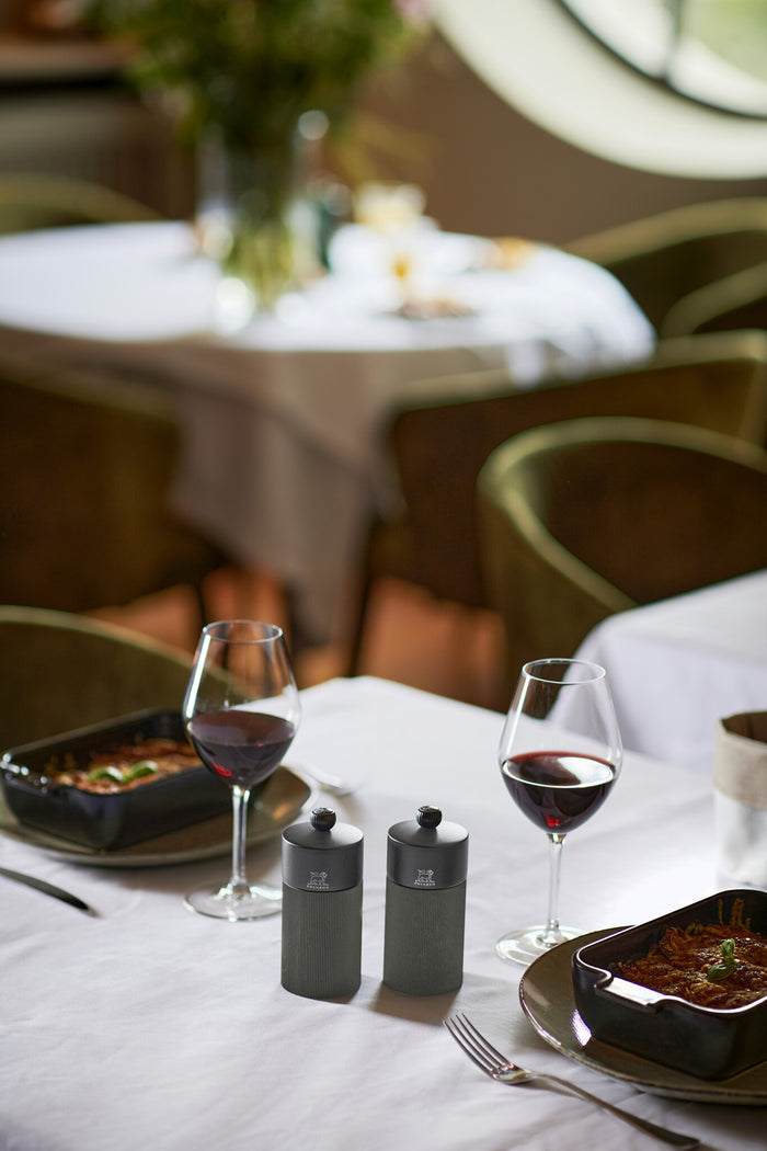 Peugeot Duo Line peper- en zoutmolen 12 cm - mat zwart