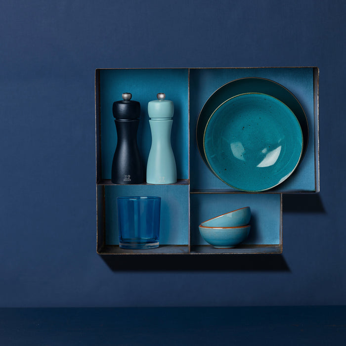 Peugeot Tahiti peper- en zoutmolen 15 cm - nacht & azuur - duo