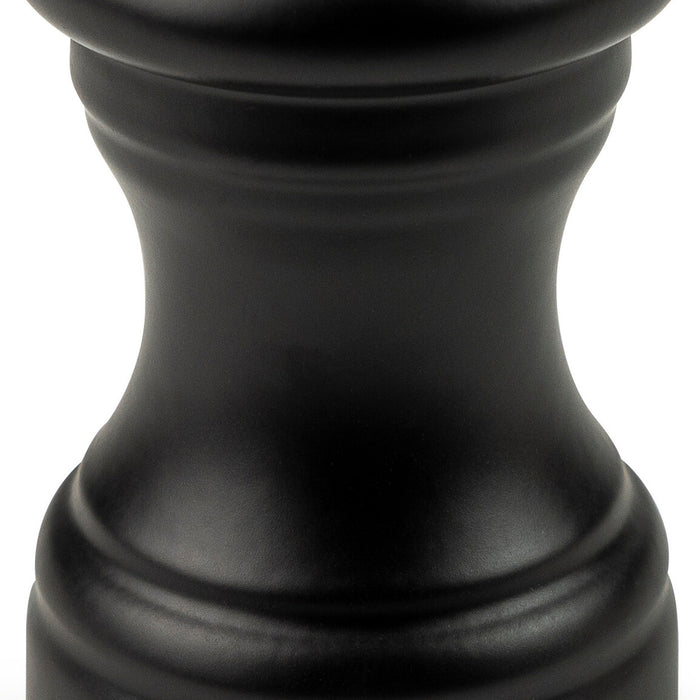 Peugeot Bistro zoutstrooier 9 cm - mat zwart - hout