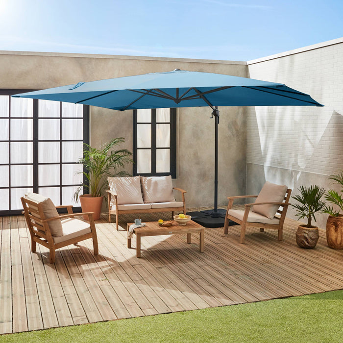 sweeek - Rechthoekige zweefparasol 3x4 m – Antibes