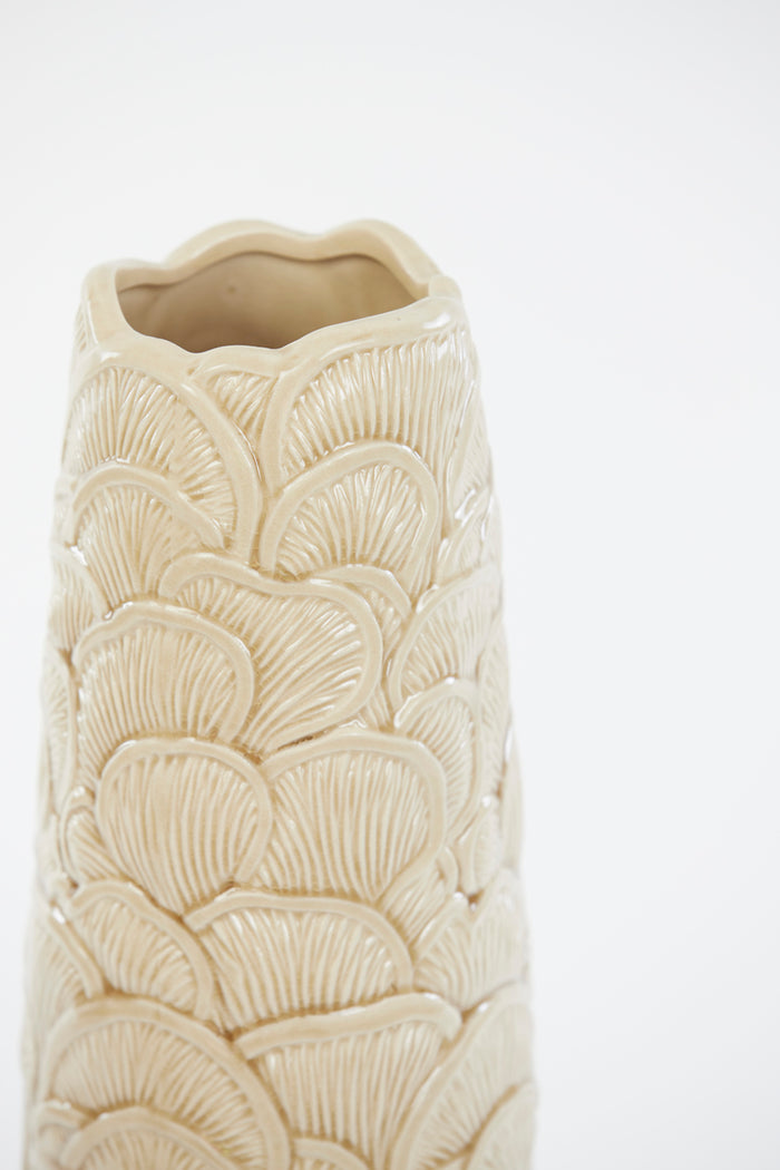 Light&living Vaas Ø15x48,5 cm TRAVIS keramiek beige