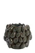 Light&living Vaas deco 36x35,5x31,5 cm AVOCADO keramiek bruin+groen