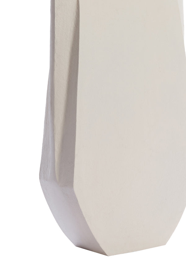 Light & Living Light&living Vaas deco 21x7,5x41 cm MAKAHA crème